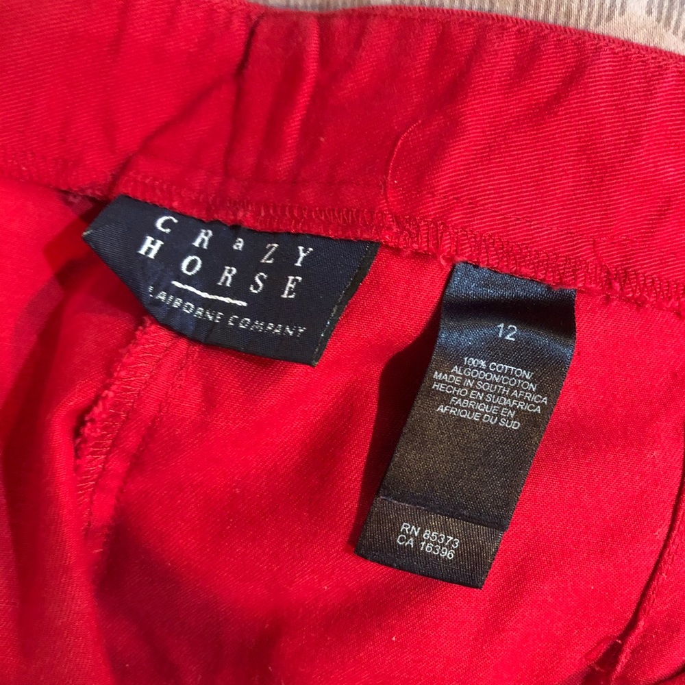 Red Capris - Picture 3 of 3